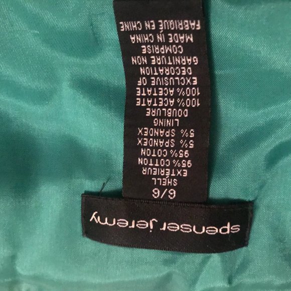 Spenser Jeremy green halter dress with lining - Picture 4 of 5